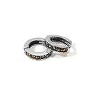 Aros Argolla Marquesita 12mm Plata Fina 925 1