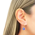 Aros Argolla Ojo Turco 8mm Enchapado Oro 18K 2