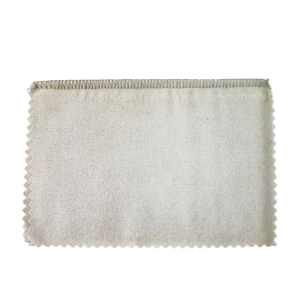 Paño Limpiador Pulidor Joyas Doble Gris 1