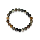 Pulsera Jaspe Picasso 8mm Elasticada 3