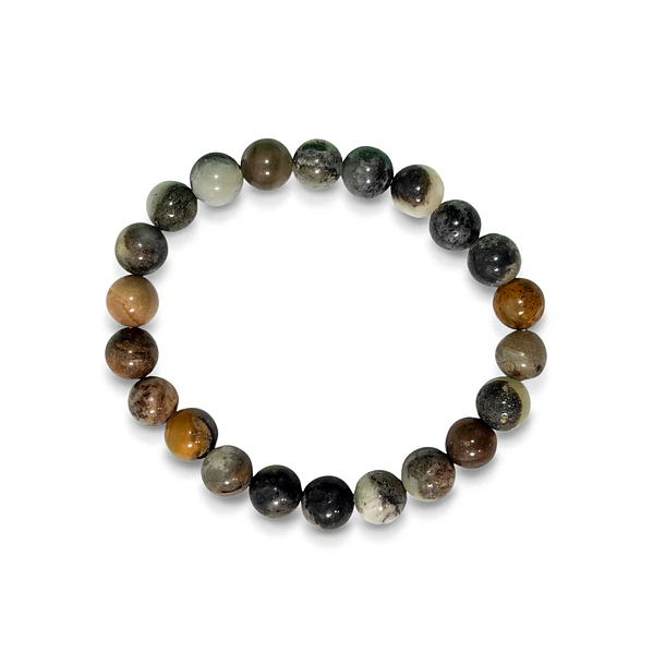 Pulsera Jaspe Picasso 8mm Elasticada 3