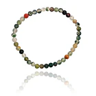 Pulsera Ágata De La India 4mm Elasticada 1