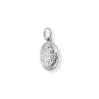 Colgante Medalla Virgen Del Carmen 11mm Rayos Plata Fina 925 4