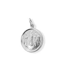Colgante Medalla Nuestra Señora De Chiquinquira 18mm Plata Fina 925 4