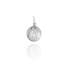 Colagante Medalla Virgen De Betania 10mm Plata Fina 925 1