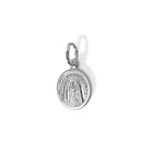Colagante Medalla Virgen De Betania 10mm Plata Fina 925 4