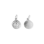 Colgante Medalla Santisima Trinidad 10mm Plata Fina 925 3