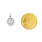 Colgante Medalla Santisima Trinidad 10mm Plata Fina 925 5