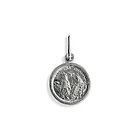 Colgante Medalla Santisima Trinidad 10mm Plata Fina 925 1