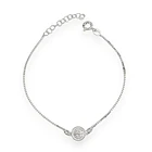 Pulsera Medalla San Benito Plata Fina 925 1
