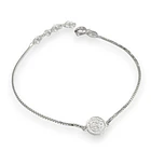 Pulsera Medalla San Benito Plata Fina 925 3