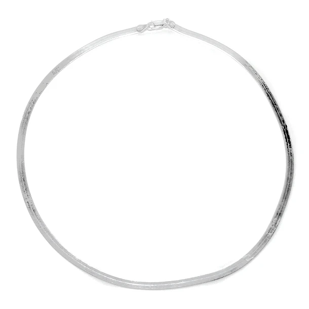 Collar Plano Plata Fina 925 