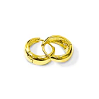 Aros Argolla Bisagra Bote Enchapado Oro 18K 3