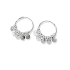 Aros Argolla Monedas Plata Fina 925 3
