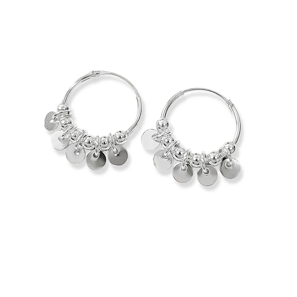Aros Argolla Monedas Plata Fina 925 3