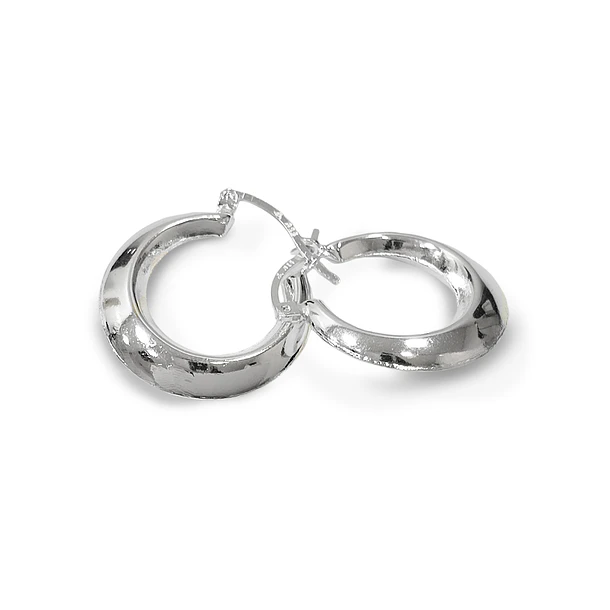 Aros Argolla Bote Dominga Plata Fina 925 3
