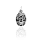 Colgante Medalla Santisima Trinidad Plata Fina 925 1