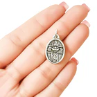 Colgante Medalla Santisima Trinidad Plata Fina 925 2