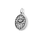Colgante Medalla Santisima Trinidad Plata Fina 925 4