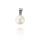 Colgante Perla De Río 10mm Plata Fina 925 1