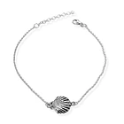 Pulsera Concha Marina Plata Fina 925  3