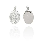 Colgante Medalla Santa Muerte Plata Fina 925 4