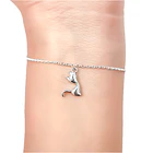 Pulsera 3 Gatos Circón Plata Fina 925 2