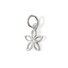 Colgante Flor 5 Pétalos Mini Plata Fina 925 3