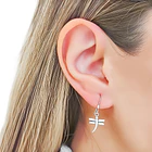 Aros Libélula Colgante Plata Fina 925 2