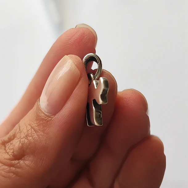 Colgante Jai Judío Plata Fina 925