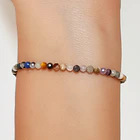 Pulsera Piedras Naturales Plata Fina 925 2