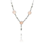 Collar Ranya Cuarzo Rosa Pepa Plata Fina 925 1