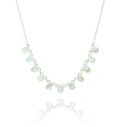 Collar Semi Anala 11 Gotas Piedra Luna Plata Fina 925 1