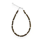Pulsera Jade Tubo Plata Fina 925 3