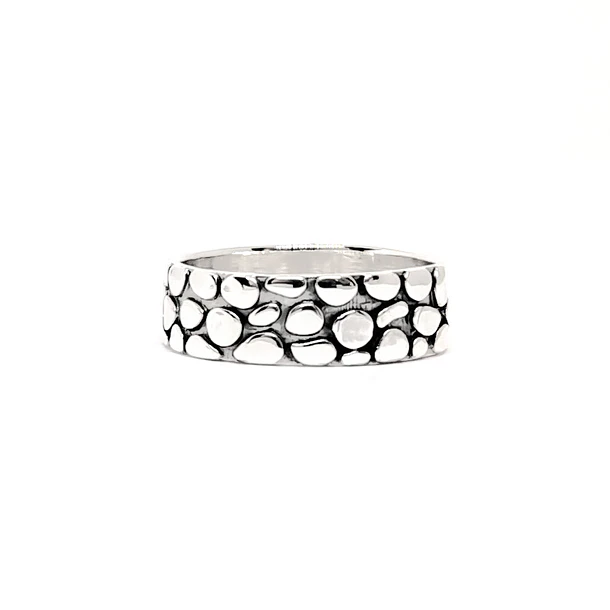 Anillo Labrado Plata Fina 925