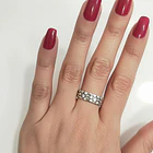 Anillo Labrado Plata Fina 925 2