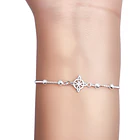 Pulsera Nudo De Bruja Mini Plata Fina 925 Adaptable 2