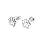 Aros Huella Calada Plata Fina 925 3