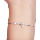 Pulsera Nudo De Bruja Bolitas Plata Fina 925 Ajustable 2