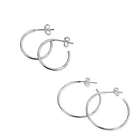 Aros Argolla Cayetana Plata Fina 925 1