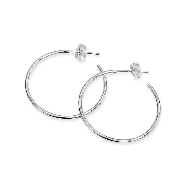 Aros Argolla Cayetana Plata Fina 925 5