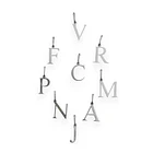 Colgante Letra Inicial Plata Fina 925 1