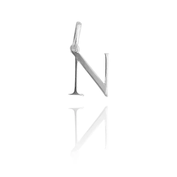 Colgante Letra Inicial Plata Fina 925 22