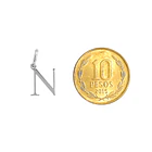 Colgante Letra Inicial Plata Fina 925 24