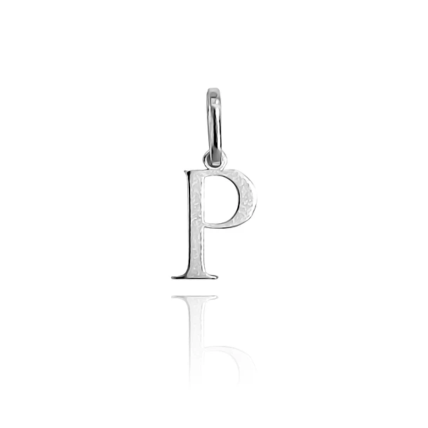 Colgante Letra Inicial Plata Fina 925 26