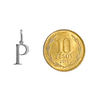 Colgante Letra Inicial Plata Fina 925 28