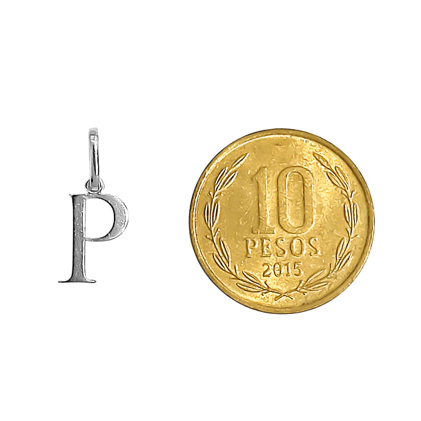 Colgante Letra Inicial Plata Fina 925 28