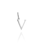 Colgante Letra Inicial Plata Fina 925 34