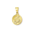 Colgante San Jorge 12mm Enchapado Oro 18K 1