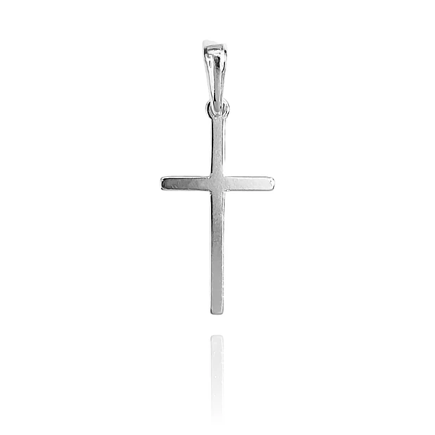 Colgante Cruz Lisa Fina Plata Fina 925